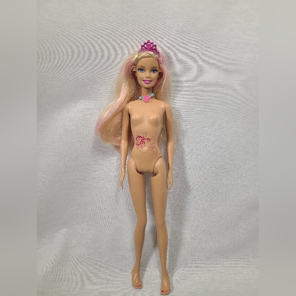 Merliah Doll Barbie In A Mermaid Tale Doll Used 2010 Tiara nude